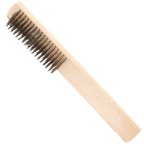File holder - Carding brush - 23 cm in wood - Natural x1