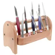 22.5x12cm Wooden storage rack for pliers - Natural x1