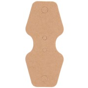 Set of 20 jewellery holders 8x3.5cm for necklaces - Kraft x1|raw }}