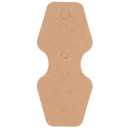 Set of 20 jewellery holders 8x3.5cm for necklaces - Kraft x1