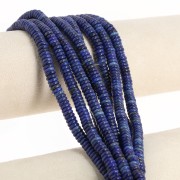 Heishi gemstone beads 6.5x2 mm - Lapis lazuli x38cm