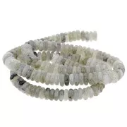 Heishi gemstone beads 6.5x2 mm - Labradorite x38cm