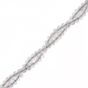 3x2mm gemstone flat round faceted beads - Labradorite x39cm