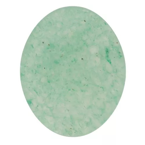 10x8mm Flat oval gemstone cabochon - puck - Aventurine x1