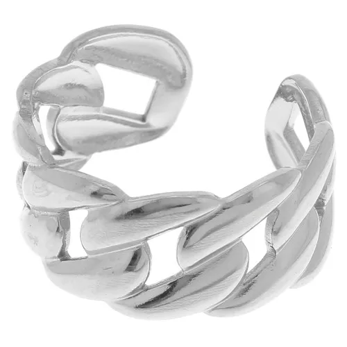 304 stainless steel Large adjustable link ring x1