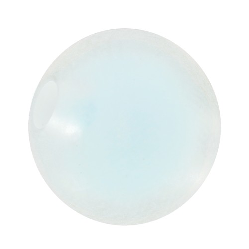 10mm Round Beads - Transparent - Pastel Blue x10