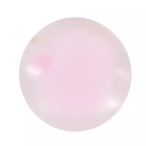 10mm Round Beads - Transparent - Pastel Pink x10