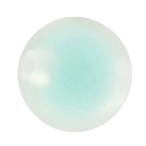 10mm Round Beads - Transparent - Mint x10