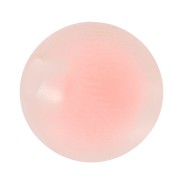 10mm Round Beads - Transparent - Coral x10