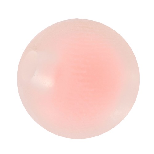 10mm Round Beads - Transparent - Coral x10