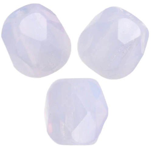 4mm Faceted beads - Milky Amethyst x50
