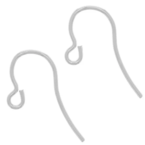 12mm 925 Sterling Silver Earwires x2