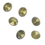 3mm Zirconium Oxide Round Cabochons - Olive x10|raw }}