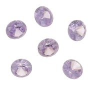 3mm Zirconium Oxide Round Cabochons - Lilac x10