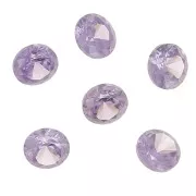 3mm Zirconium Oxide Round Cabochons - Lilac x10