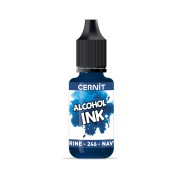 transparent Alcohol Ink Cernit n°246 - Navy Blue x20ml|raw }}