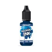 transparent Alcohol Ink Cernit n°246 - Navy Blue x20ml