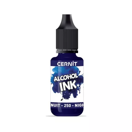 transparent Alcohol Ink Cernit n°250 - Night Blue x20ml