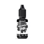 transparent Alcohol Ink Cernit n°100 - Black x20ml