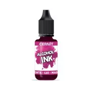 transparent Alcohol Ink Cernit n°460 - Magenta x20ml