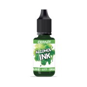 transparent Alcohol Ink Cernit n°617 - grass green x20ml