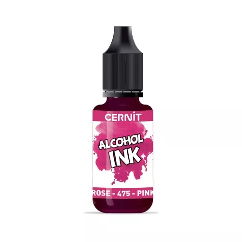 transparent Alcohol Ink Cernit n°475 - Pink x20ml