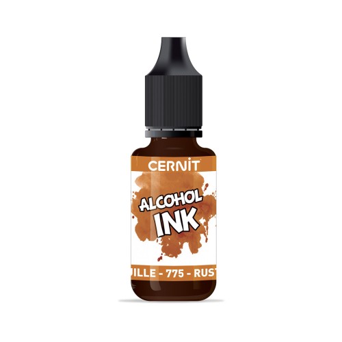 transparent Alcohol Ink Cernit n°775 - Rust x20ml