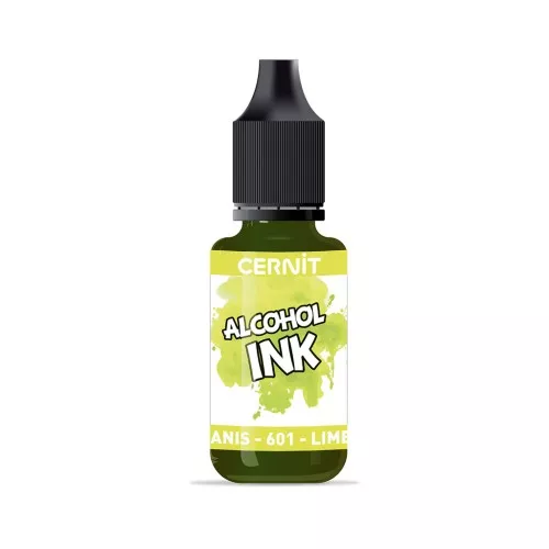 transparent Alcohol Ink Cernit n°601 - Anise Green x20ml