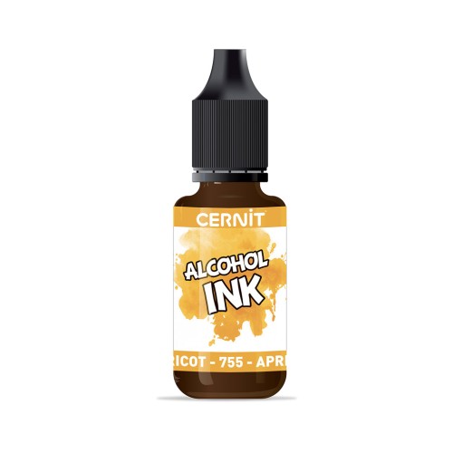 transparent Alcohol Ink Cernit n°755 - Apricot x20ml