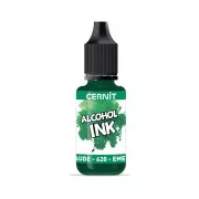 transparent Alcohol Ink Cernit n°620 - Emerald Green x20ml