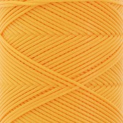 0.8mm Flat waxed polyester thread - Slam Cord for micro macrame - Yellow x100m