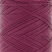 0.8mm Flat waxed polyester thread - Slam Cord for micro macrame - Magenta x100m