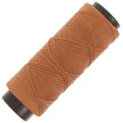 0.8mm Flat waxed polyester thread - Slam Cord for micro macrame - Mocca x100m