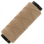 0.8mm Flat waxed polyester thread - Slam Cord for micro macrame - Sand x100m|raw }}