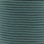 2mm braided polyester cord - Dark green x1m