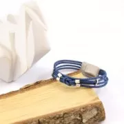 2mm braided polyester cord - Dark green x1m