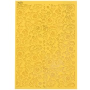 97x68mm Moiko texture sheet for polymer clay - Helleborus pattern 17.22 x1