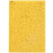 97x68mm Moiko texture sheet for polymer clay - Helleborus pattern 17.22 x1