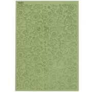 97x68mm Moiko texture sheet for polymer clay - Helleborus pattern 17.22 x1