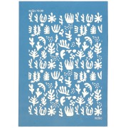 74x105mm Moiko Silk Screen for Polymer clay - Seaweed patternx 19.08 x1|raw }}