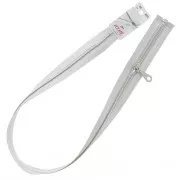 Z94 lurex zip - separable spiral 60 cm - Silver x1