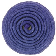 16mm Round cabochon covered with cotton thread - Navy x1|raw }}
