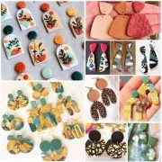 Set of 18 plastic cutters with accessories and tools for polymer x1