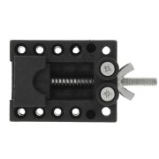 65x49.5mm Mini Plastic Clamp - Black x1