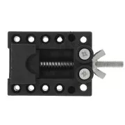 65x49.5mm Mini Plastic Clamp - Black x1
