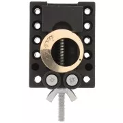 65x49.5mm Mini Plastic Clamp - Black x1