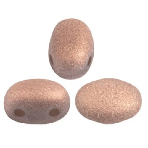 7x5mm Glass beads Samos® by Puca® - Full Capri Gold Mat x10g
