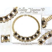 7x5mm Glass beads Samos® by Puca® - Full Capri Gold Mat x10g