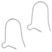 16mm 925 Sterling Silver Earwires x2|raw }}