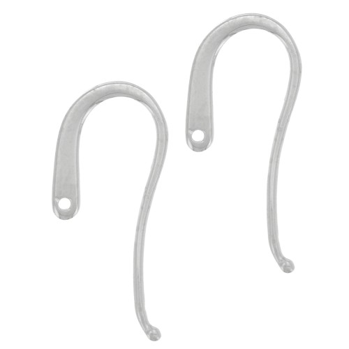 23mm 925 Sterling Silver Design earwires x2